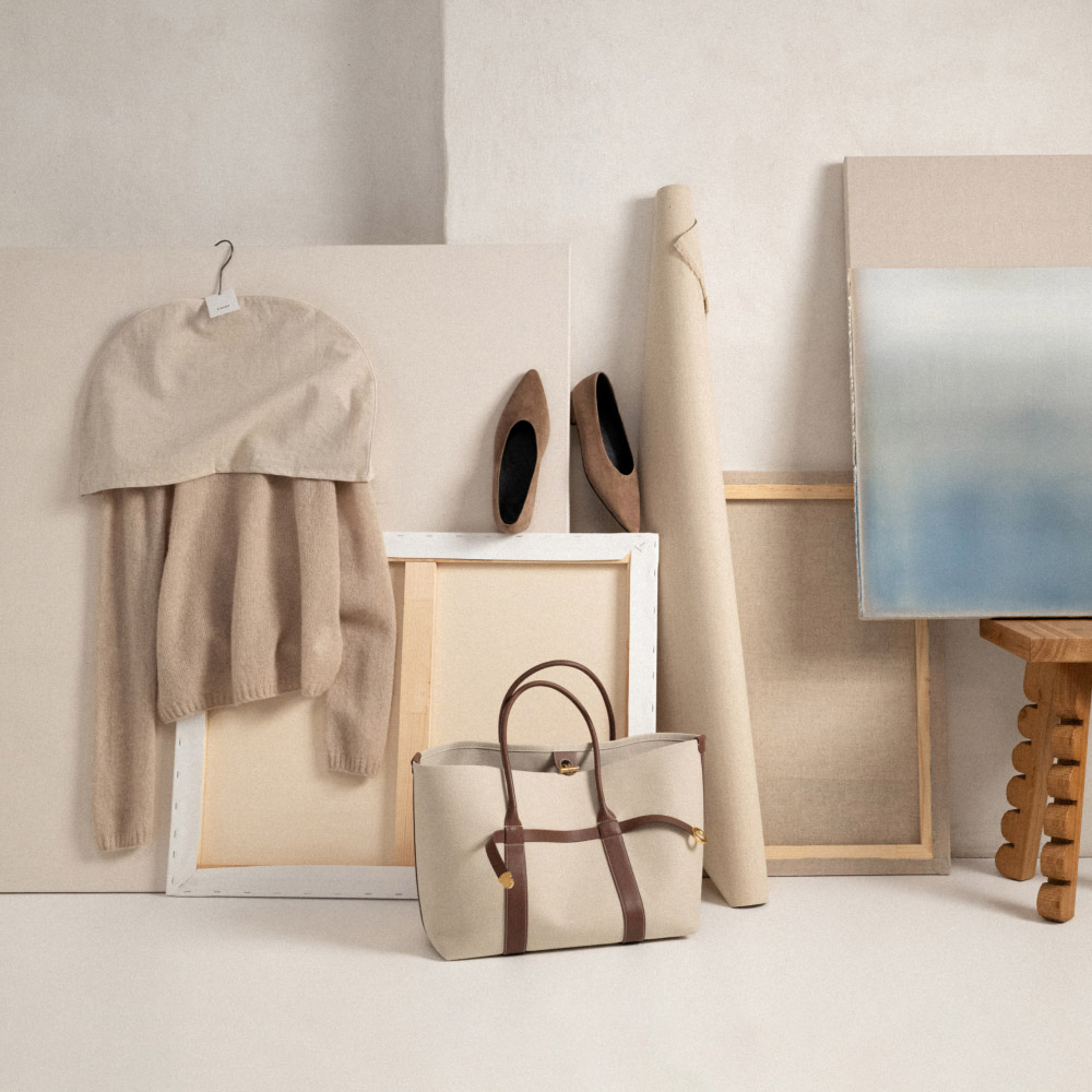 LUSIO представила весеннюю капсулу «Прикосновение искусства» в формате предметной съемки